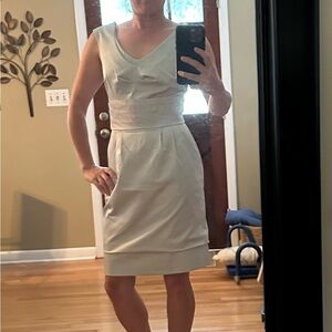 Antonio Melani Dress with Pockets and Gold Exposed Zipper